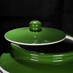 Müslidosen Aufbewahrungseimer Aus Keramik Reisfass Mehlbehälter Küchenlagertank Getreidebehälter Mit Großer Kapazität Color : Green Size : 40x40x56cm