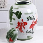 Müslidosen Keramik Reiszylinder Getreidelagerbehälter Reiskübel Lagertank Aus Keramik Mehlbehälter Color : Weiß Size : 33x33x52cm