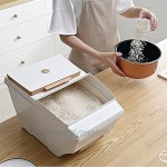 Müslidosen Quadratische Reis-Aufbewahrungsbox Aus Kunststoff Einfache Haushaltsküche Reiseimer Reismehl Aufbewahrungsbox Aufbewahrungsbox Für Tierfutter Starke Abdichtung