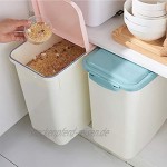Müslidosen Reis Eimer Aufbewahrungsbox for Reis Küchenlagerbehälter Mehlfass Mehlbehälter Getreide Aufbewahrungsbox Color : Blue Size : 31x21x35cm