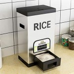 Müslidosen Reis Eimer Getreide Container Edelstahl Reis Eimer Lebensmittel Vorratstank Reis Vorratsbehälter Smart-Sealed Reis Eimer 10 kg 15 kg 20 kg 25 kg Lebensmittelaufbewahrung
