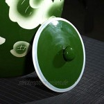 Müslidosen Reiszylinder Aus Keramik Mehlbehälter Reisaufbewahrungsfaß Getreidelagerbehälter Lagertank Gurkenglas Color : Green Size : 33.5x33.5x50cm