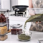 Versiegelter Küchenbehälter transparente Aufbewahrungsbox für Lebensmittel Küchenaufbewahrungsbehälter aus BPA-Kunststoff Spezialdeckel zur Aufbewahrung von Lebensmitteln Snacks Nudeln Getreide