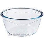 Dajar Cook & Go Glasbehälter mit Deckel Cook und Go oval Pyrex 0,7 L Glas Blau transparent 15 cm