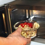 LocknLock Oven Glass Glas Frischhaltedose mit Deckel 300ml 120 x 120 x 65mm Viereckig Kühlschrank- gefriertruhen- und spülmaschinengeeignet Borosilikat-Glas bis 400°C ofen- & mikrowellenfest