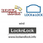 LocknLock PP Classic Aufbewahrungsbox 151 x 108 x 190 mm 1,8 L 100 % Luftdicht Cleveres Verschluss-System Vorratsbehälter Schüttdose Mehl Aufbewahrung Cornflakes Spender