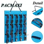 PACMAXI Sonnenbrillen-Aufbewahrungs-Organizer Wandtasche montiert durch Sonnenbrillen hängende Brillen-Aufbewahrungshalter Brillenhalter.