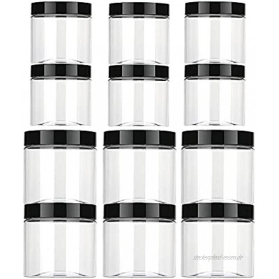 Aoligei 12er Vorratsdosen Set Vorratsdosen Küche Aufbewahrungsbox Küche mit Luftdichtem Deckel Frischhaltedosen aus Kunststoff BPA frei Vorratsdosen um Lebensmittel frisch zu halten
