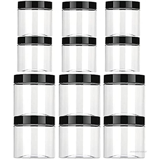 Aoligei 12er Vorratsdosen Set Vorratsdosen Küche Aufbewahrungsbox Küche mit Luftdichtem Deckel Frischhaltedosen aus Kunststoff BPA frei Vorratsdosen um Lebensmittel frisch zu halten