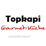 Topkapi Gourmet-Küche 250.927: 2-TLG Vorratsbehälter Vorratsdosen Set „Amarillo XL“ luftdicht für Gewürze Mehl Getreide Zucker Müsli Nudeln Reis H ~23,4 cm aus Glas