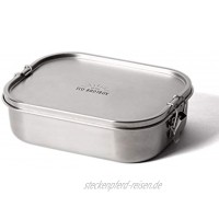 ECO Brotbox | Bento Flex+ | auslaufsichere Edelstahl Lunchbox mit flexiblem Trennsteg | 1300 ml