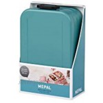 Mepal Take a Break midi – Nordic Green – 900 ml Inhalt – Lunchbox mit Trennwand – ideal für Mealprep – spülmaschinenfest ABS