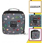 Minecraft Mini Characters Junge Lunch Box | Official Merchandise | Back to School Gamer Lunchbox Young & Teen Gaming-Fan-Geburtstags-Geschenk-Idee