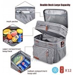 MIYCOO 20L Kühltasche Gross Lunchtasche Picknicktasche Isoliertasche für Lebensmitteltransport mit verstellbarem Schultergurt
