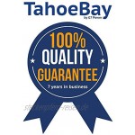 TahoeBay 238 g Dosenhüllen – Mini Red Bull und IZZE kompatible Neopren-Getränkekühler Schwarz 6 Stück
