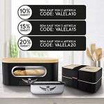 VALELA Lunchbox -Praktische Bento Box für den Transport von Mahlzeiten Design Brotdose für die Schule und Arbeit für Kinder & Erwachsene 3 teiligem Besteck+ E-Book