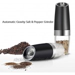 Cutogain Automatische Mühle Elektrische Gravity Pepper Grinder LED Salzmühle Küche Gewürz Schleifen Werkzeug