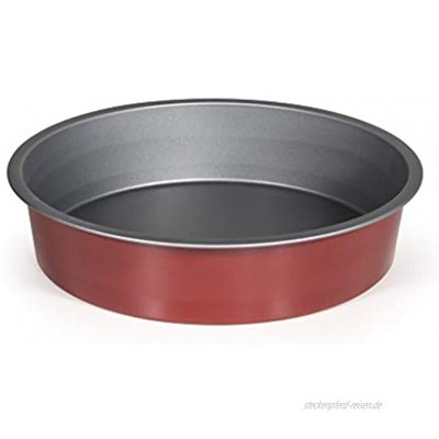 imf Kuchenform rund Edelstahl Rot 24 x 5,5 cm
