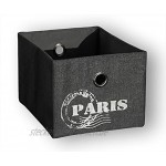 KMH® Praktischer Schrankkorb *Traveller* 20 x 26 cm Farbe: grau Aufdruck: Paris #204127