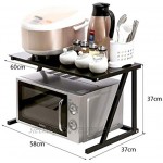 SMC Regal für Mikrowelle Ofen Reiskocher kreatives Design einfache Lagerung Küchenhalterung Backofen Multifunktions-Ablage