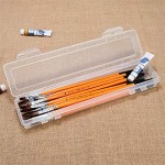 Underleaf Leicht zugänglicher Aquarellstiftbehälter Bleistiftbox Multifunktional Nützlich Hochwertiger 1-teiliger praktischer Vorratsbehälter