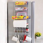 Xuping shop Küchen-Kühlschrank-Regal Aufbewahrungskorb Aufbewahrungskorb Speisekammer Bücherregal Schrank Größe: 68 x 28 cm