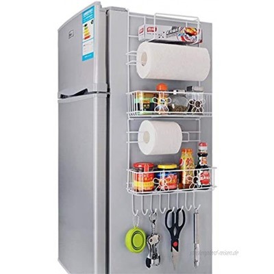 Xuping shop Küchen-Kühlschrank-Regal Aufbewahrungskorb Aufbewahrungskorb Speisekammer Bücherregal Schrank Größe: 68 x 28 cm