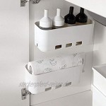 Xzbnwuviei Wandschränke ausziehbare Regale seitliche Aufbewahrungsregale multifunktionale Hängeaufbewahrungskorb Wandmontage Küche Schublade Schrank Push-Pull-Box für Gewürze
