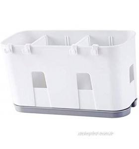 ZGQA-GQA Lixin Küchenregal aus Kunststoff Farbe: Weiß Größe: 22 x 12 cm Farbe: Weiß Größe: 22 x 12 cm