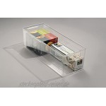 iDesign Cabinet Kitchen Binz Aufbewahrungsbox extragroßer Küchen Organizer aus Kunststoff lange Box durchsichtig