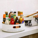 ShinePine Küchen Organizer Drehteller für Vorratsschrank und Kühlschrank drehbarer Gewürzhalter aus BPA-freiem Kunststoff