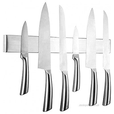 Magnetischer Messerstabhalter | Edelstahl Magnet Messer Utensilienhalter | Magnetische Werkzeug- und Utensilienhalterung zur Wandmontage | M&W