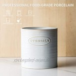 Porzellan Utensilienhalter Basic Keramik Küchenhelfer Topf Vintage Style Oval