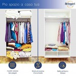Stringari Platzsparende Vakuumbeutel für Kleidung – hochwertige Taschen für Bettdecken – 8 Beutel L 60 x 80 cm
