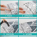 UMI by Mixed Combo of Premium Vacuum Compression Space Saver Bags with Hand Pump Large