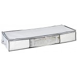 WENKO Vakuum Soft Unterbett-Box Polypropylen 105 x 15 x 45 cm Weiß