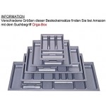 Besteckeinsatz Orga-Box I Besteckkasten 217 x 474 mm für Blum Tandembox + ModernBox im 30er Schrank