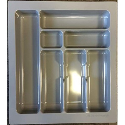 Küchen-Preisbombe Besteckeinsatz Besteckkasten 50 cm Schubkasten grau