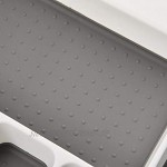 Rutschfester Besteckkasten mit sechs Fächern – Besteckeinsatz für Schubladen ordnet Küchenutensilien – Schubladen Organizer HxBxT: 40x32x4,5cm