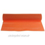 F Fityle Verdicken Anti-Rutsch Schutzmatte Schubladeneinlage Matte Größe 200 x 40cm Orange
