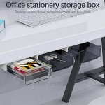 Moseng Untertisch-Schubladen-Organizer Schreibtisch-Aufbewahrung selbstklebend unter der Schublade Ablage schwarz
