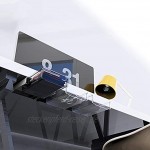 Moseng Untertisch-Schubladen-Organizer Schreibtisch-Aufbewahrung selbstklebend unter der Schublade Ablage schwarz