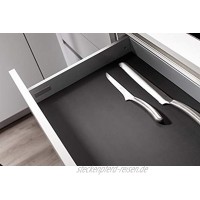 S² Interior Antirutschmatte Einlegematte schwarz für Schubladen passend für Hettich Arcitech z.B. für Nobilia Küchen UVM 473,5 x 878mm für 1000er Korpusbreite