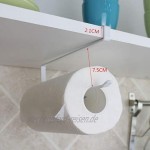 Ecosway Papierrolle Küchenpapier Edelstahl unter Schrank Pattern a