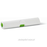 Emsa 508270 Folienschneider für Alu- oder Frischhaltefolie Größe 33 cm Click und Cut grün weiß