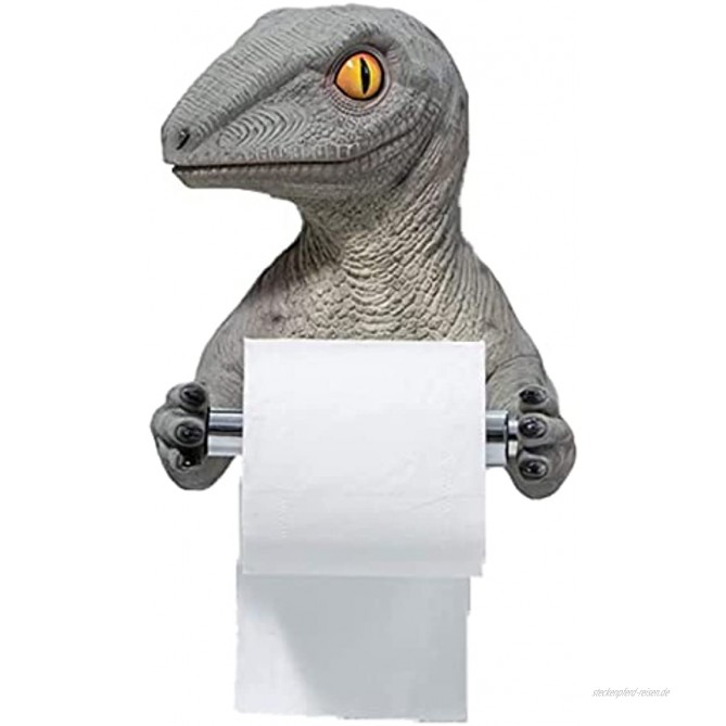 Kreativer Wandregal aus Kunstharz Toilettenpapierhalter Taschentuchhalter Cartoon-Dinosaurier-Handtuchhalter Schlafzimmer-Rollen-Halter modern