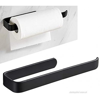 Küchenrollenhalter,ohne Bohren Küchenpapierhalter,Papierrollenhalter aus Aluminium,Wandmontage Papierrollenhalter Unter Schrank,für Alle Größen von Rollenpapier