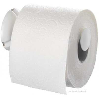 WENKO Super Loc WC-Rollenhalter mit Wandhalter Kunststoff weiß