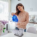 Metall Abtropfhalter 6 Tassen Trockenständer Bechertrockner Abtropfgestell Ständer Organizer Anti-Rost für Küche Flaschen Glas