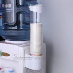 Qqmora Papierbecherhalter Wasserbecherspender Hygienisch und praktisch mit doppelseitigen Klebebandmagneten Befestigungsschrauben für die Öffentlichkeit für das Büro für